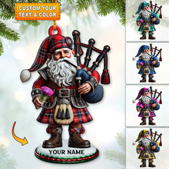 Maxcorners Custom Name Scotland Ornament, Christmas Gift for Scotland Lover5 2D Flat LM2211