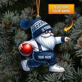 Maxcorners Strike Bowling, Home Decor, Christmas Ornament, Personalized Ornament 2D Flat LM2111