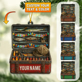 Maxcorners Fishing Lover, Home Decor, Christmas Ornament, Personalized Ornament6 2D Flat LM2111