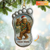 Maxcorners Personalized Golf Ornament, Golf Decor With Custom Name, Bigfoot Ornament, Sasquatch Christmas Ornament