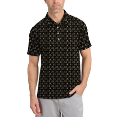 Maxcorners Halloween Golf Shirt For Golfer, Horror Pattern Golf Shirt, Golf Gift For Men