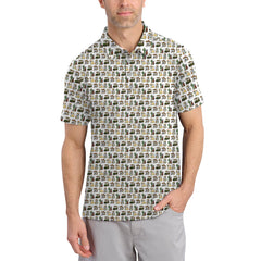 Maxcorners Pattern Golf Shirt, Mexican Golf Shirt For Golfer, Funny Golf Shirt For Men