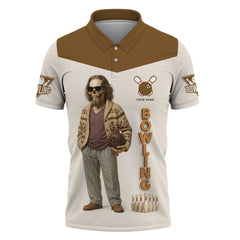 Maxcorners Big Lebowski Custom Bowling Shirt – Team Jersey for Bowling Club Players LM0509