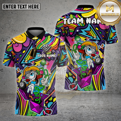 Maxcorners Billiards Shirt Clown Cartoon In Secret Box Multioptions Personalized Name, Team Name Unisex 3D Shirt
