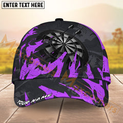 Maxcorners Darts Thunder Multicolor Option Personalized Name 3D Cap