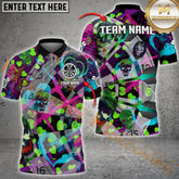 Maxcorner Darts Graffiti Street Style Pattern Multicolor Option Customized Name 3D Shirt (4 Colors)