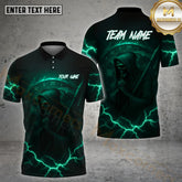 Maxcorners Death Reaper Thunder Clock Darts Multicolor Options Personalized Name, Team Name 3D Shirt (4 Colors)