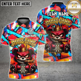 Maxcorners Darts Shirt Graffiti Angry Bear with Dartboard Street Art Design Multicolor Options Personalized Name, Team Name 3D Shirt (4 Colors)