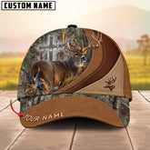 Maxcorners Deer Hunting Cross Camo Pattern Multicolor Personalized Name 3D Cap (6 colors)