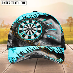 Maxcorners Dart Seawave Multicolor Option Personalized Name 3D Cap