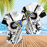 Maxcorner Volleyball Summer Mutilcolor Options Hawaiian Shirt