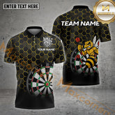 Maxcorners Darts Angry Bee Swarm Multicolor Options Personalized Name, Team Name 3D Shirt (4 Colors)