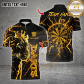 Maxcorners Darts Shirt Lion Style Multioptions Personalized Name, Team Name Unisex 3D Shirt