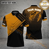 Maxcornera Golf Customized Name Golf Club Pattern Multicolor Sport Jersey Pattern Custom 3D Polo Shirt (4 Colors)