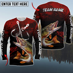 Maxcorner Pike Fishing Personalized 3D Long Sleeve Shirt