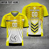 Maxcorners Volleyball Color Options Custom Name V-neck T-Shirt