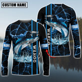Maxcorners Wahoo Fishing Customize Name 3D Shirts