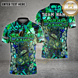 Maxcorners Bowling Shirt Cartoon Wolf vs Angry Pins Multioptions Personalized Name, Team Name Unisex 3D Shirt (4 Colors)