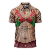 Maxcorners Costume Ugly Shirt Hairy Fat Man, Funny Polos Cosplay, Christmas Ugly Shirt For Men
