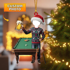 Maxcorners Custom Billiard & Beer Ornament