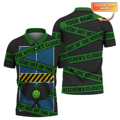 Maxcorners Men's Kitchen's Closed Pickleball T-Shirts, Funny Pickleball Shirts, Gift For Pickleball Lovers LM0509
