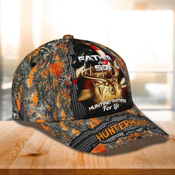 Maxcorners Father And Son Huntaholic Personalized Cap