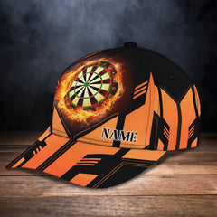 Maxcorners Love Darts Personalized Name 3D Cap