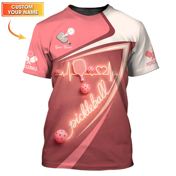 Maxcorners Personalized Pickleball Shirt For Pickleball Player, Funny Pickleball Shirts, Gift For Pickleball Lover LM0509