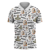 Maxcorners Snoopy Poker Shirt - Funny “I’m All In†Dog Poker Shirt - Cartoon Gambling Tee for MenLM1009