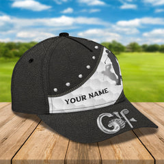Maxcorners 3D Classic Cap Golf 3 Personalized Name Cap 3 LM0402