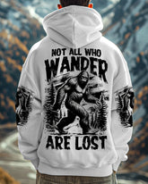 Maxcorners Not All Who Wander Are Lost Bigfoot All Over Print LM2101