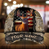 Maxcorners Bagrat Severa Hunting Deer Personalized Hats 3D Multicolored
