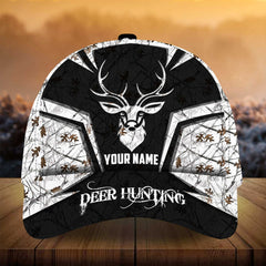 Maxcorners Epic Deer Hunting Art Camo Pattern 3D Multicolor Personalized Cap