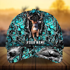 Maxcorners Awesome Art Deer Hunting Camo Pattern 3D Multicolor Personalized Cap