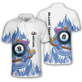 Maxcorners Billiard Pool Game On Fire Multicolor Customized Name, Team Name 3D Shirts