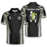 Max Corner Personalized Name and Team name Day Dinker Camo Pickleball 3D Polo Shirt