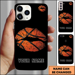 Maxcorners Basketball Lips Pop Art Personalized 3D Phone Case