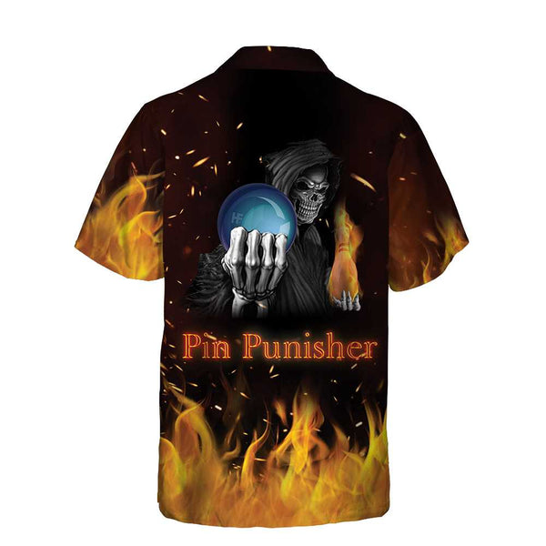 Maxcorners Pin Punisher Bowling Hawaiian Shirt