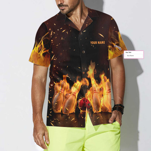 Maxcorners Pin Punisher Bowling Hawaiian Shirt