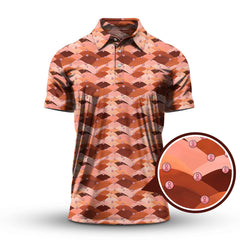 Maxcorners Breast Cancer Golf Shirt, Boobs Pattern Golf Shirt, Golf Gift For Golfer, Funny Golf Shirt