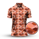 Maxcorners Breast Cancer Golf Shirt, Boobs Pattern Golf Shirt, Golf Gift For Golfer, Funny Golf Shirt