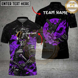 Maxcorners Samurai Skull Demon Darts Multicolor Customized Name, Team Name 3D Shirts