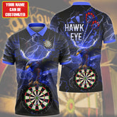 Max Corners Darts Hawkeye Lightning Multicolored 3D Personalized Sport Jersey Polo Shirt