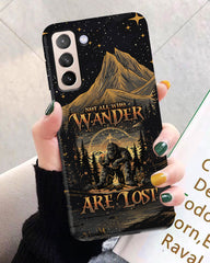 Maxcorners Not All Who Wander Are Lost Bigfoot Compass Phone Case LM2101