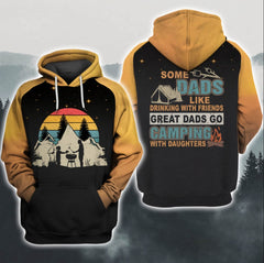 Maxcorners Dad And Daughter Camping All Over Print 3D