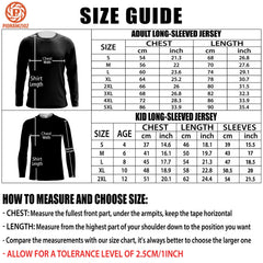 Maxcorners Motocross Racing Jersey Orange Upf30+ Dirt Bike Motorcycle Shirt Kid Men Women MT2709