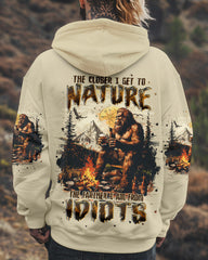 Maxcorners (Hot Deal) The Closer I Get To Nature Bigfoot All Over Print LM1601