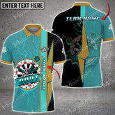 Maxcorners Dartboard Arrow Multicolor Option Customized Name, Team Name 3D Shirt (4 Colors)