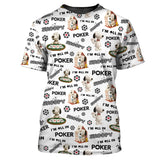 Snoopy Poker Shirt – Funny “I’m All In” Dog Poker Shirt – Cartoon Gambling Tee for Men