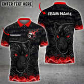 Maxcorners Billiards Ball 8 Leopard Multicolor Options Personalized Name 3D Shirt (4 Colors)